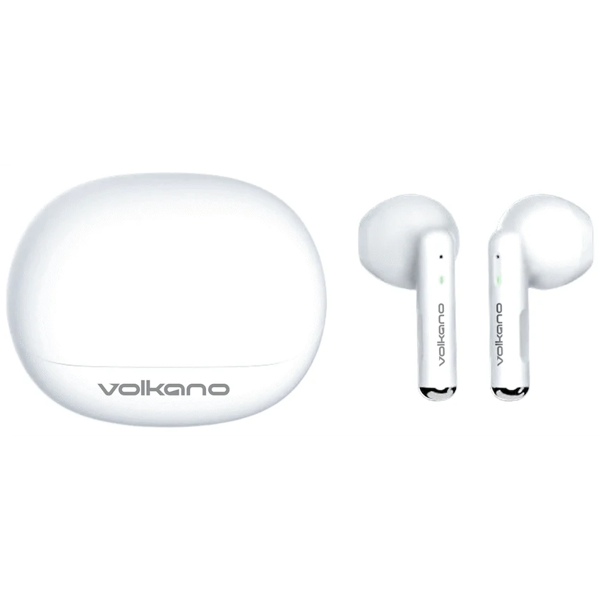 Volkano Buds X3 TWS Earphones with ENC - White - Image 2