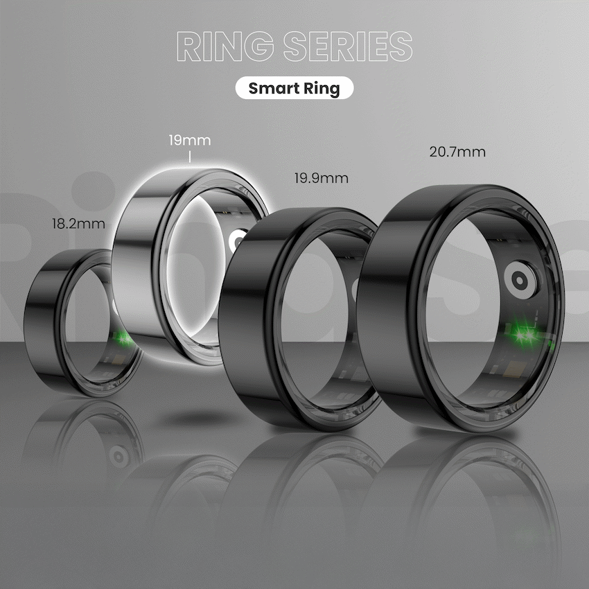 Volkano Ring Series Smart Ring with Charging Case - 19.1mm - Image 3