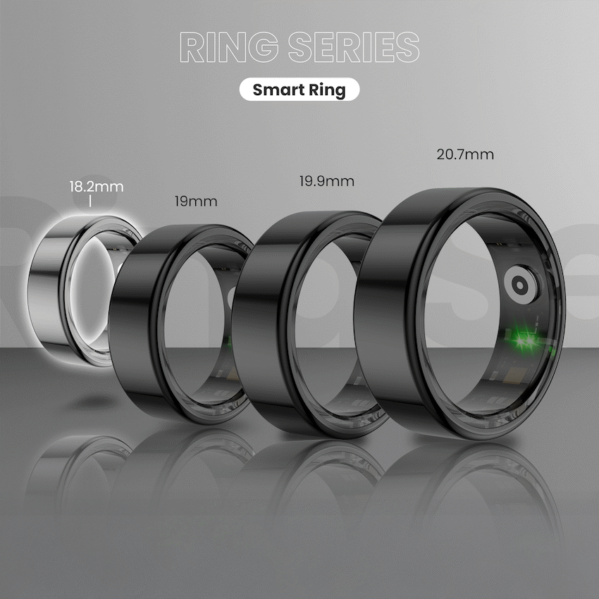 Volkano Ring Series Smart Ring With Charge Case - 18.3mm - Image 3