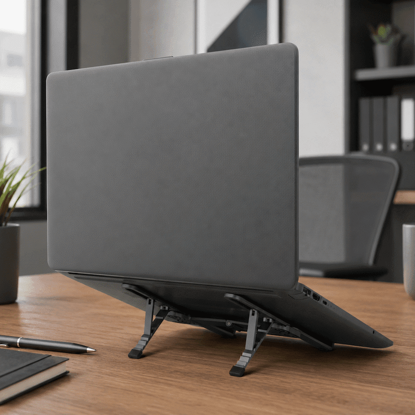 Volkano Fold Series Adjustable Aluminium Laptop Stand - Image 4