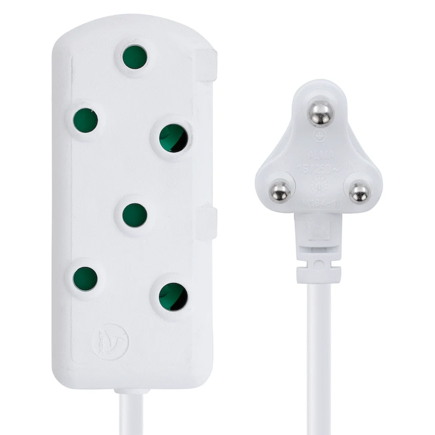 Ellies Side by Side Heavy Duty Extension Lead-20M-WT - Image 5