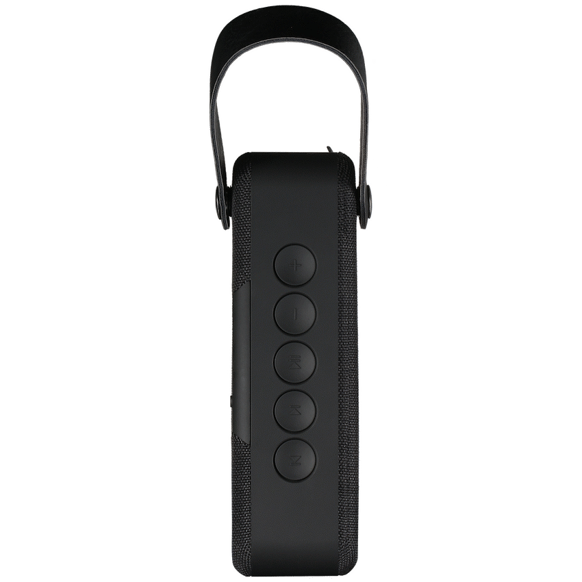 Rocka Fibre Series Bluetooth Speaker with Fabric Trim - Black - Image 5