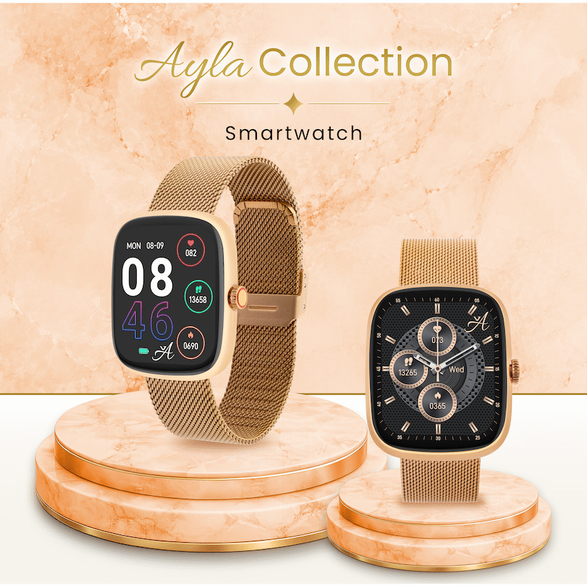 Volkano Ayla Collection Smartwatch with Milanese Strap - Image 5