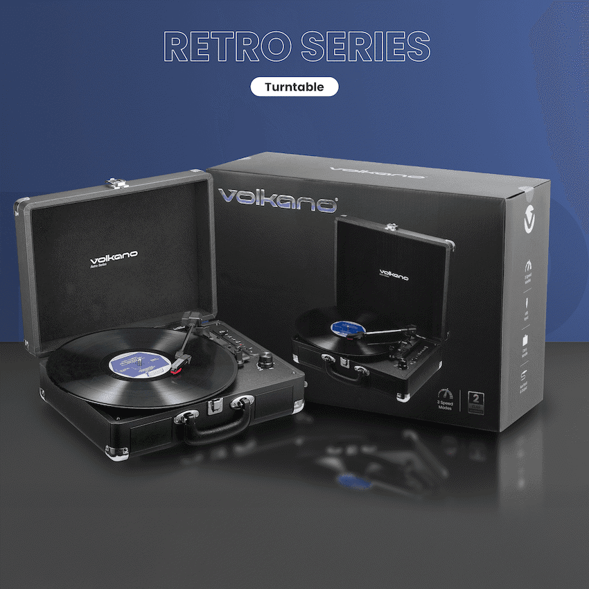 Volkano Retro Series Turntable - Image 5