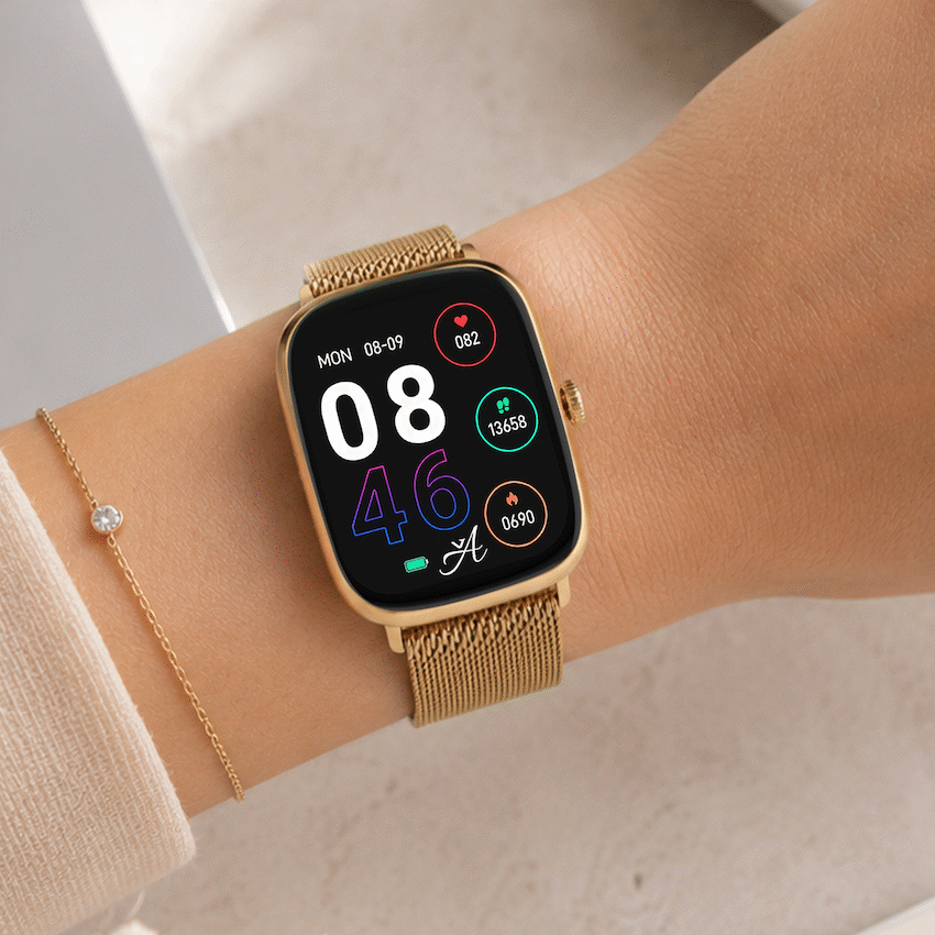 Volkano Ayla Collection Smartwatch with Milanese Strap - Image 6