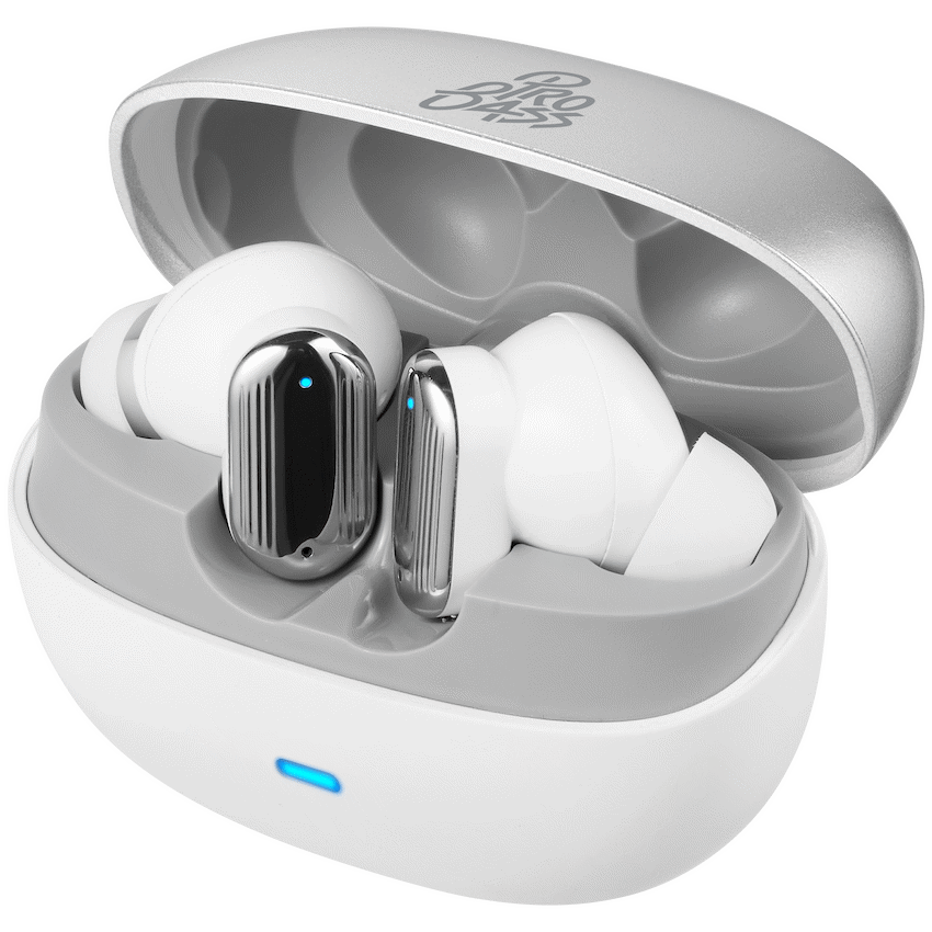 Pro Bass Flex Series TWS Earphone - White + Grey - Image 6