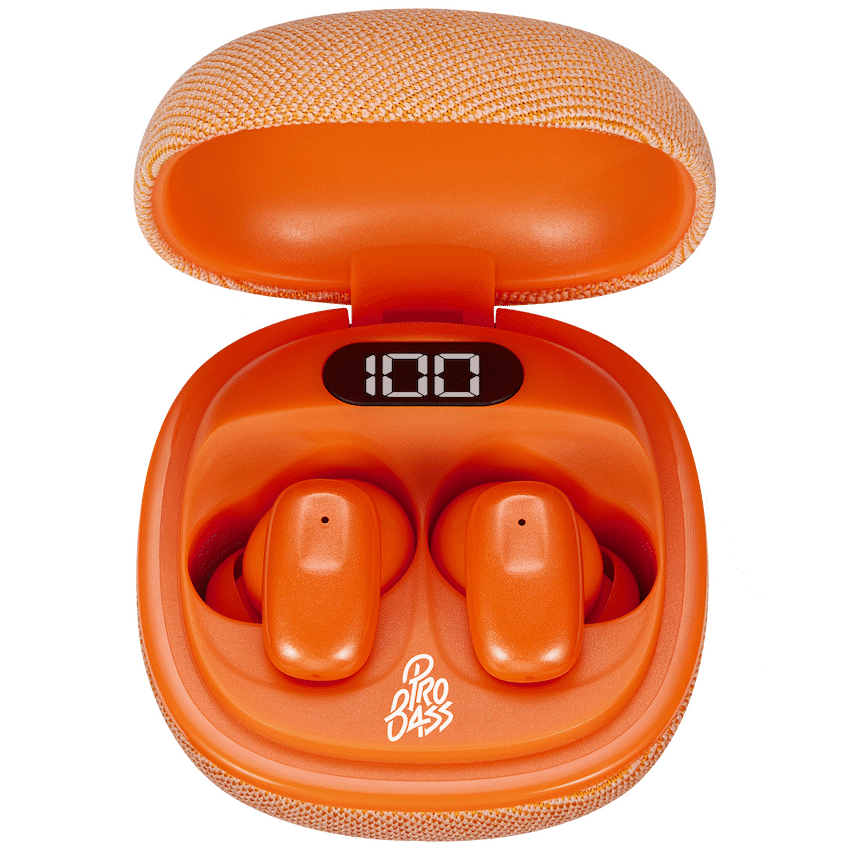 Pro Bass Era Series TWS Earphone - Orange - Image 6