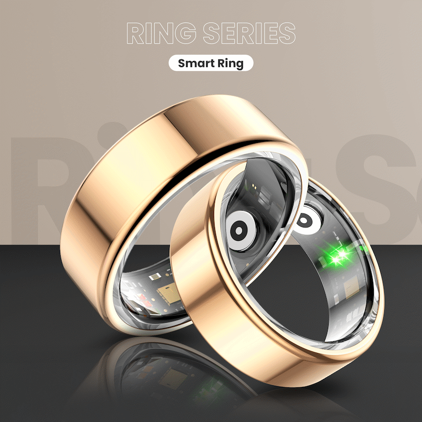 Volkano Ring Series Smart Ring With Charge Case - 18.3mm - Image 6