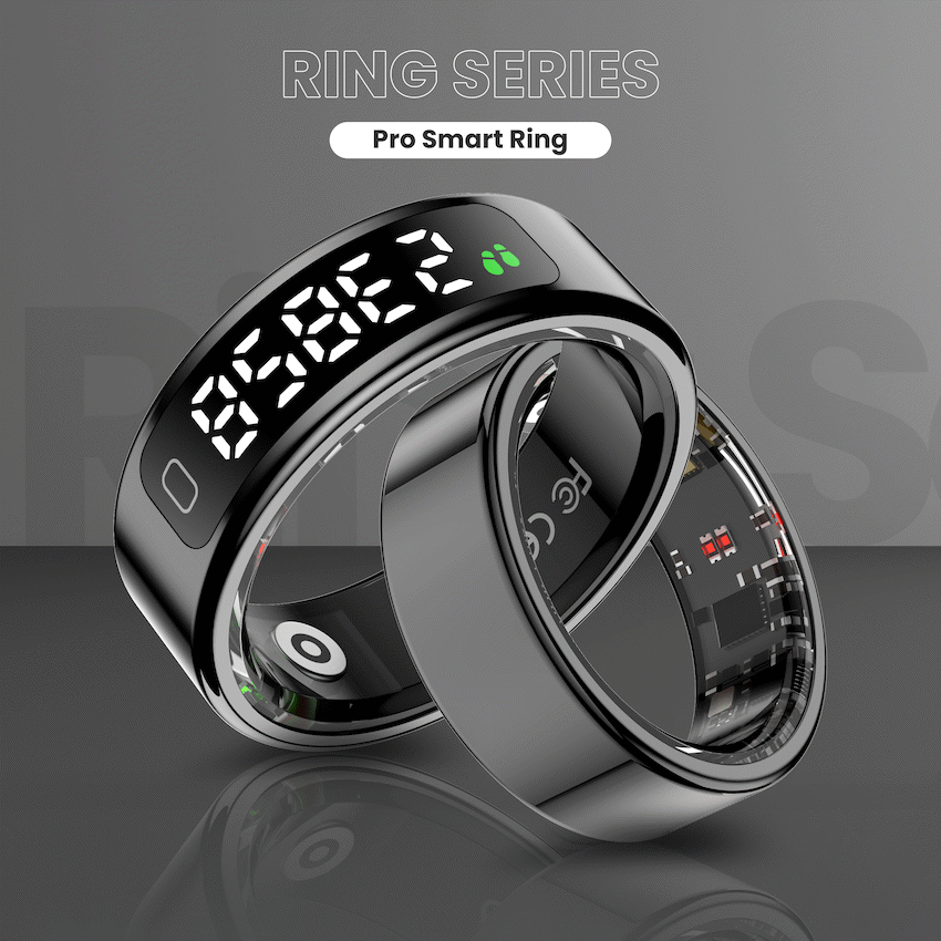 Volkano Ring Series Ring Pro Smart Ring with Charging Case - 19mm - Image 6