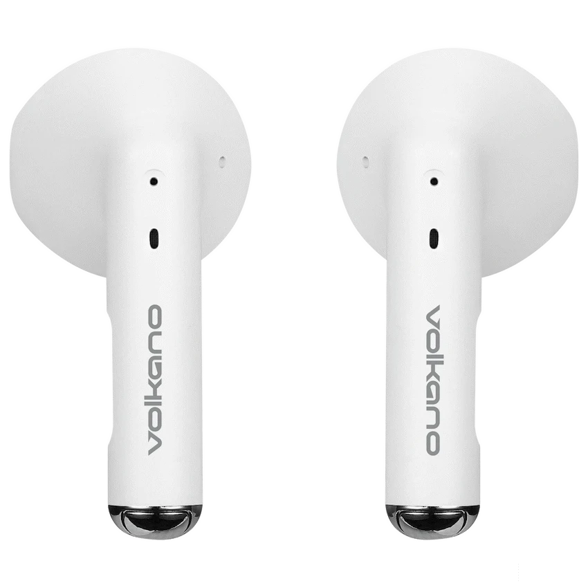 Volkano Buds X3 TWS Earphones with ENC - White - Image 7