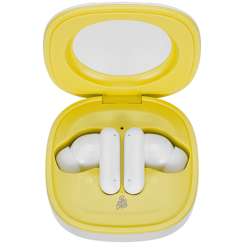 Pro Bass Bloom Series TWS Earphones - Yellow - Image 7
