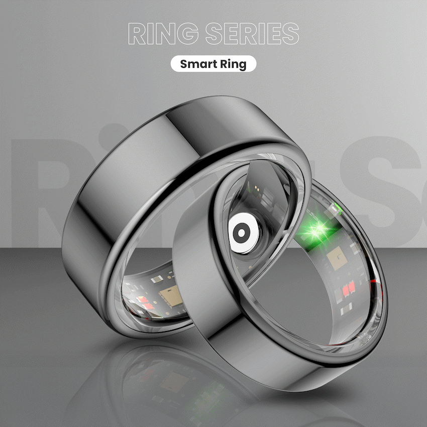 Volkano Ring Series Smart Ring With Charge Case - 18.3mm - Image 7