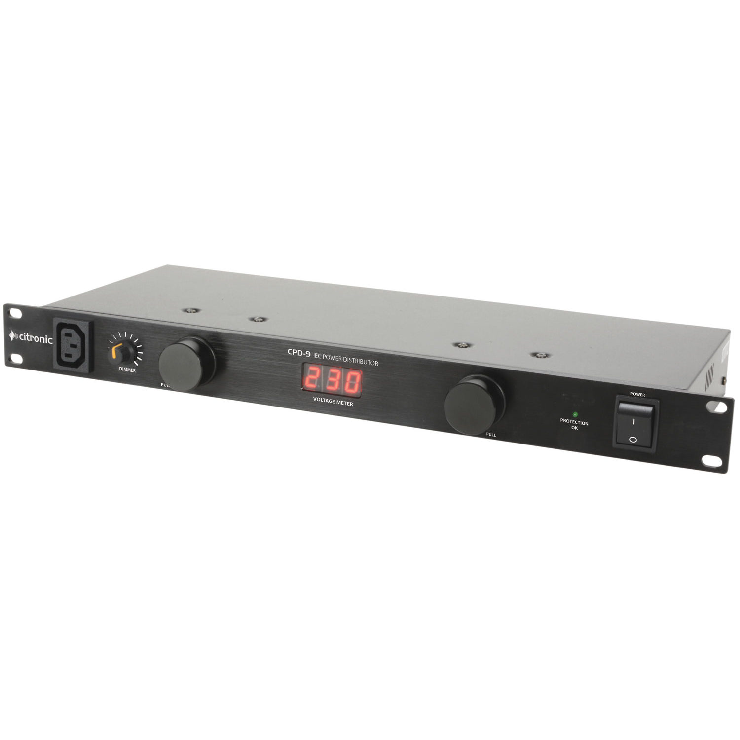 CITRONIC CPD-9 IEC POWER DISTRIBUTOR 19INCH 8 WAY - Image 2