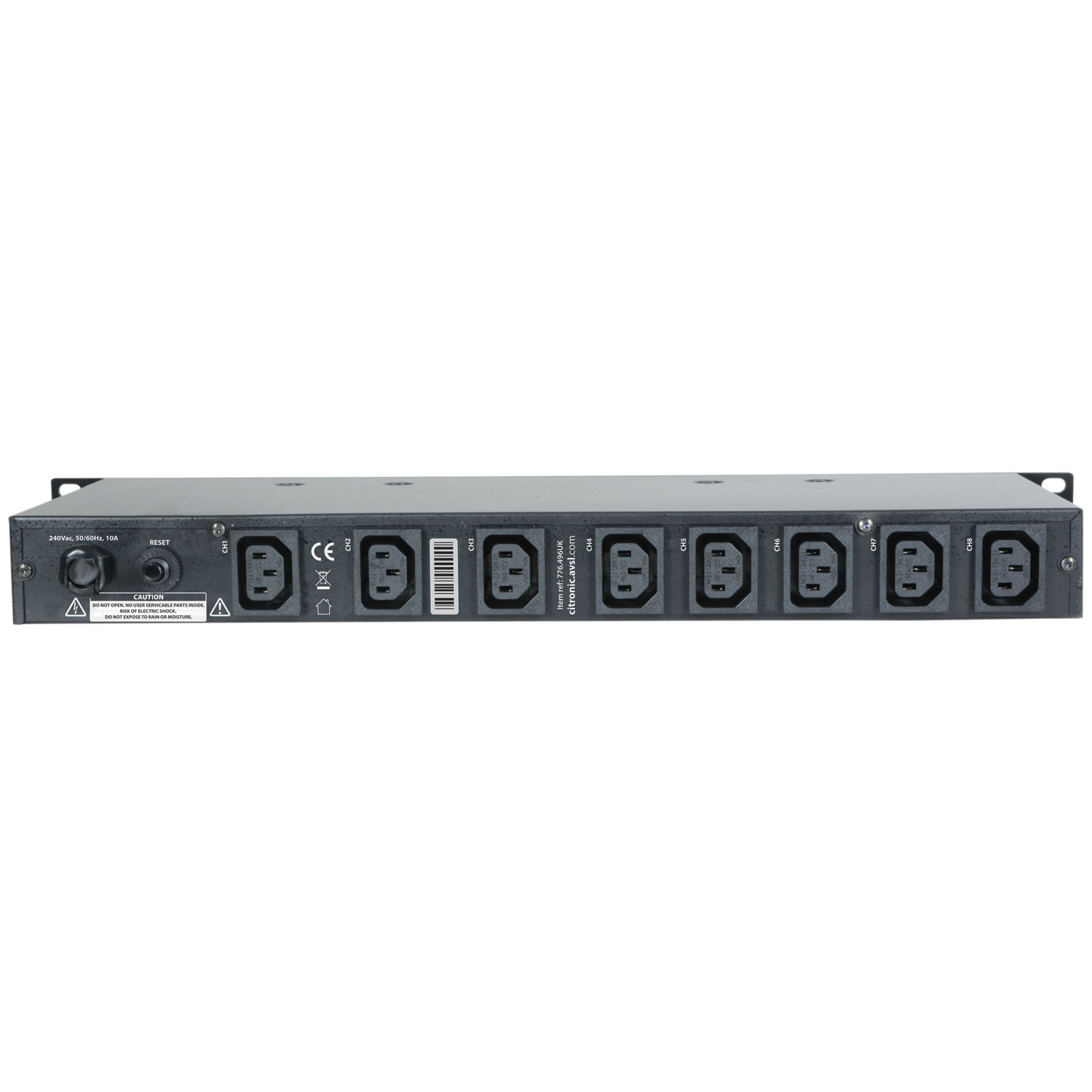 CITRONIC CPD-9 IEC POWER DISTRIBUTOR 19INCH 8 WAY - Image 3