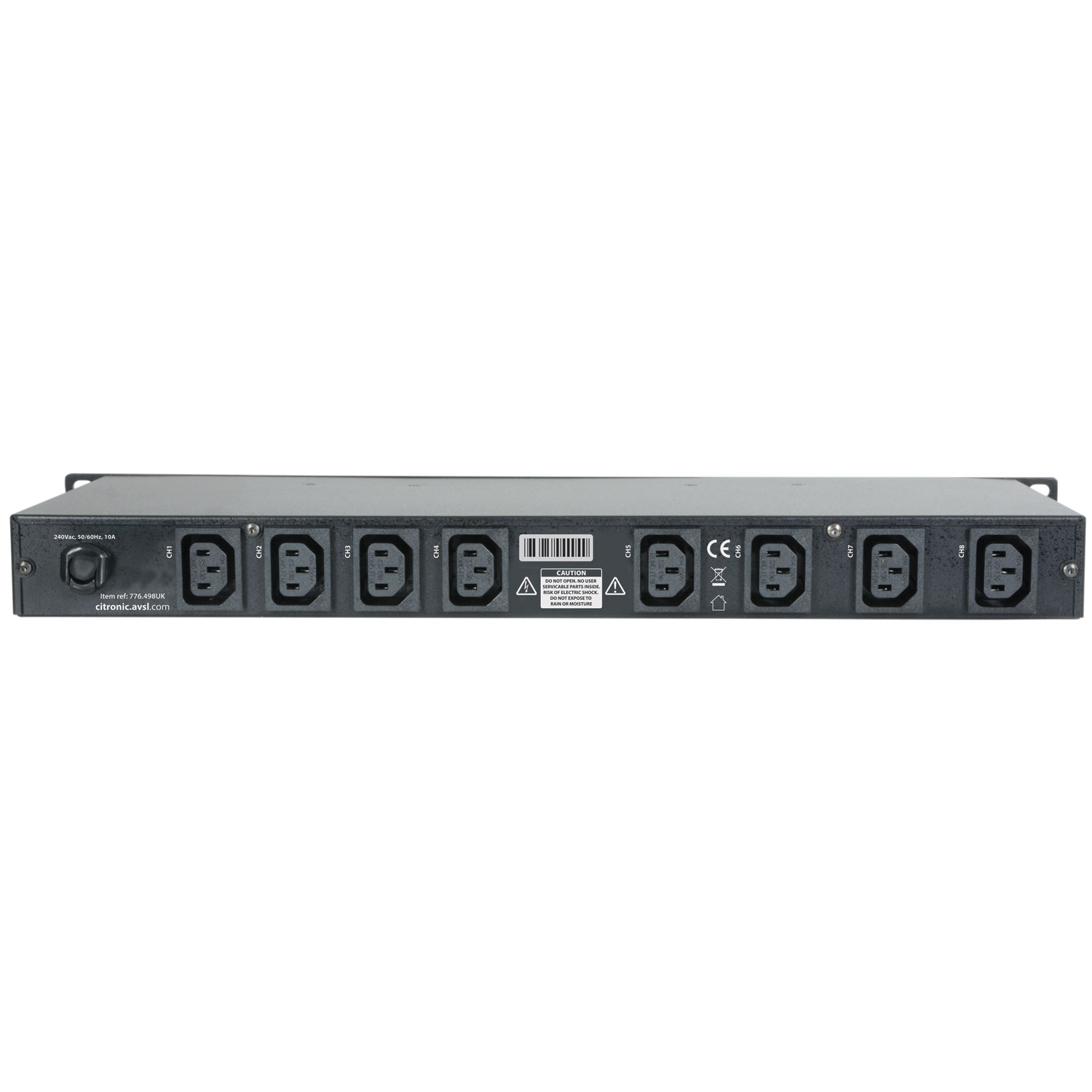 CITRONIC CPD-8C IEC POWER CONDITIONER 19INCH 8 WAY - Image 3