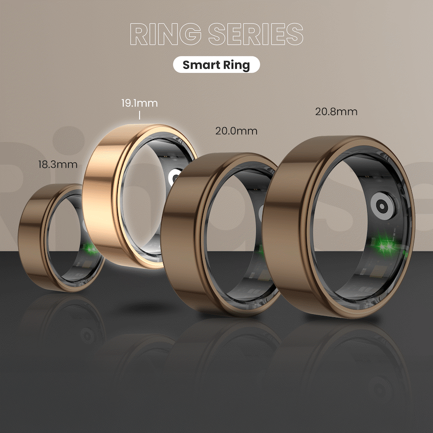 Volkano Ring Series Smart Ring with Charging Case - 19.1mm - Image 9