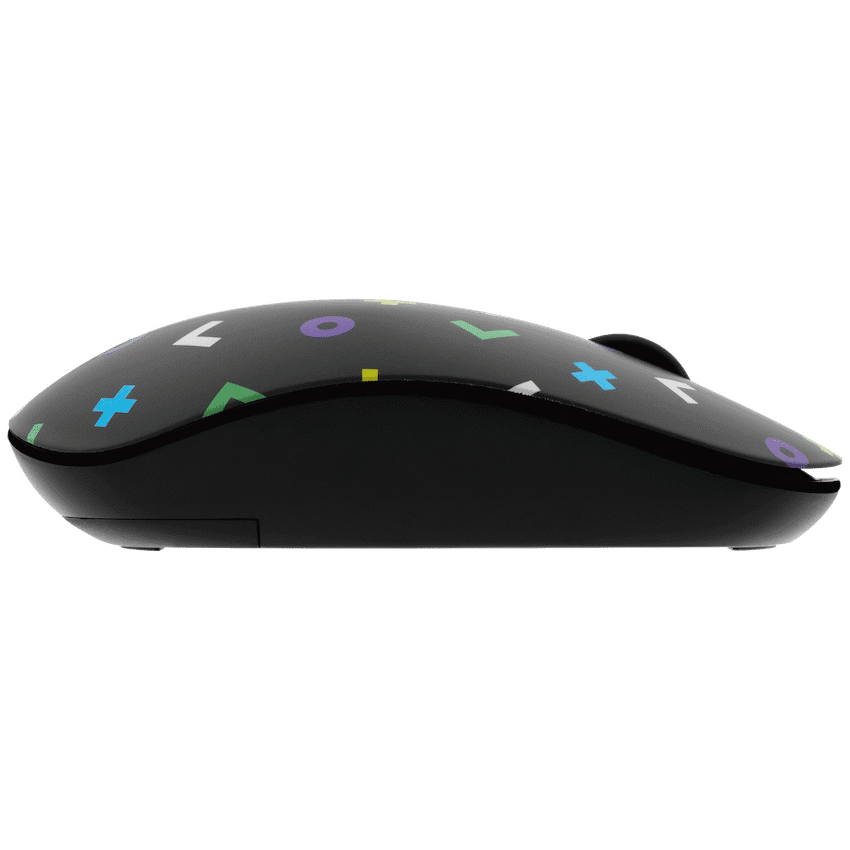 Tag Series 2.4G Wireless Optical Mouse with Nano USB and Type-C Receiver - Black Geo - Image 8