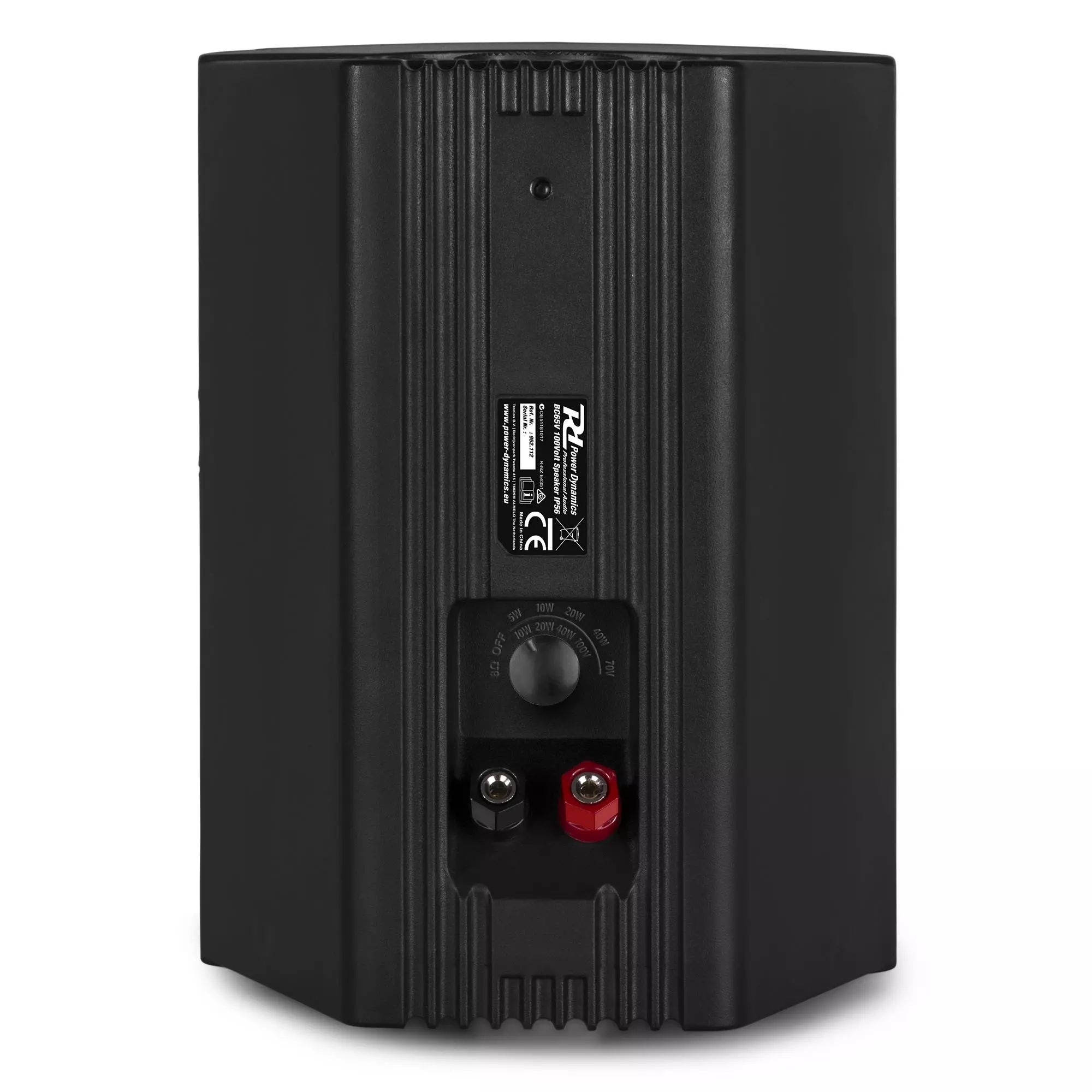 PDM BC65V PASSIVE WALL MOUNT SPEAKER 6.5INCH BLACK 45W 100V IPX5 - Image 4