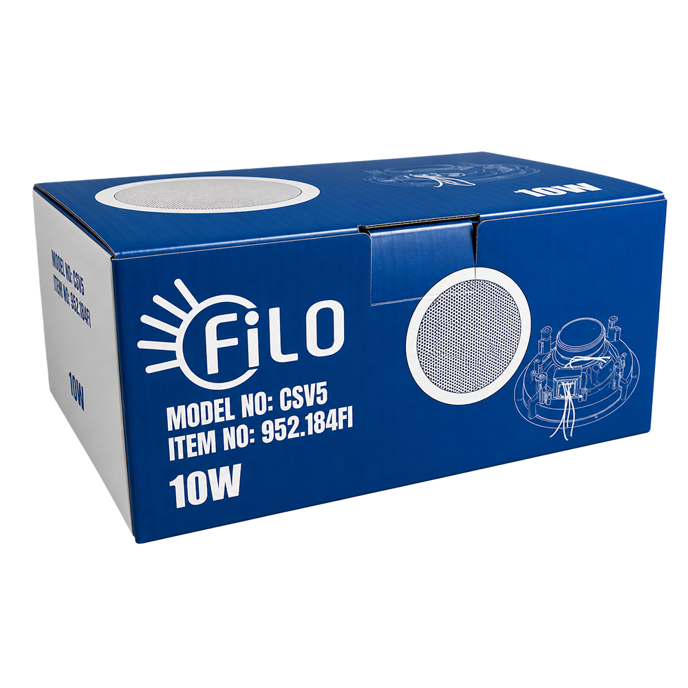 FILO CSV5 CEILING SPEAKER 5.25INCH WHITE 10W 100V - Image 6