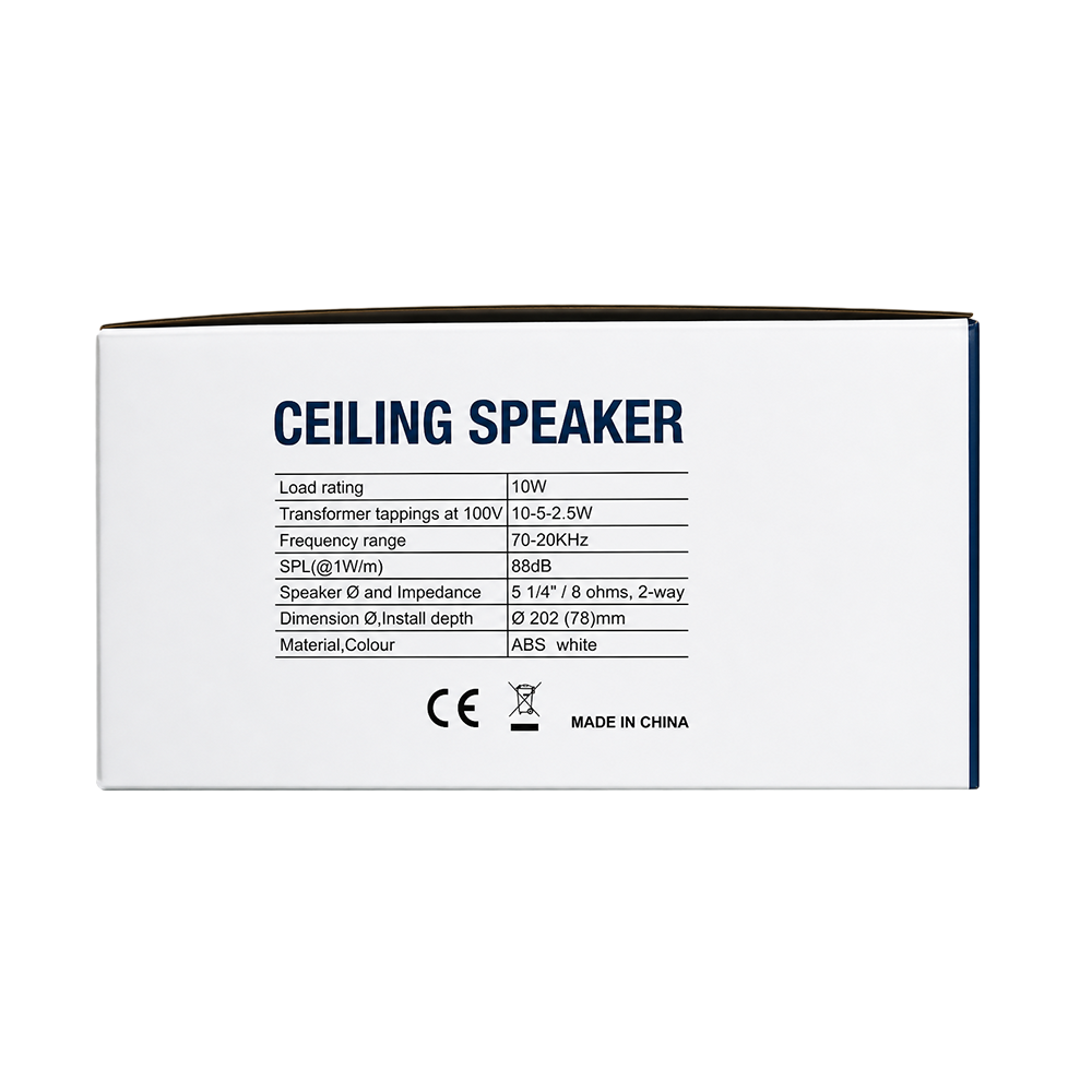 FILO CSV5 CEILING SPEAKER 5.25INCH WHITE 10W 100V - Image 7