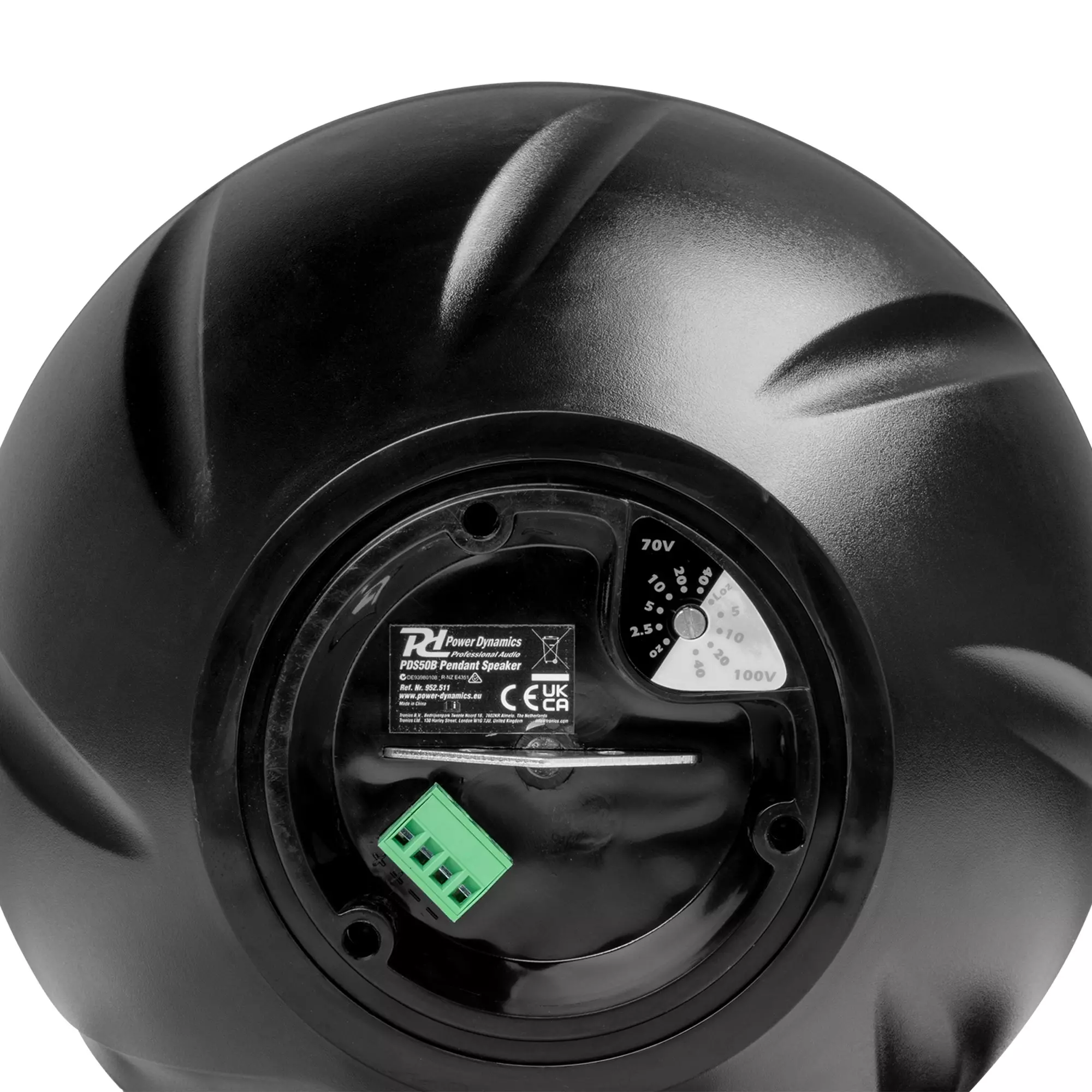 PDM PDS50B CONE PENDANT SPEAKER 6.5INCH BLACK 40W 100V - Image 7