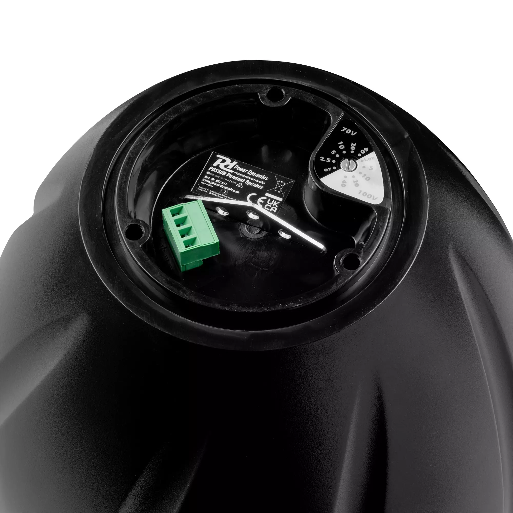 PDM PDS50B CONE PENDANT SPEAKER 6.5INCH BLACK 40W 100V - Image 9