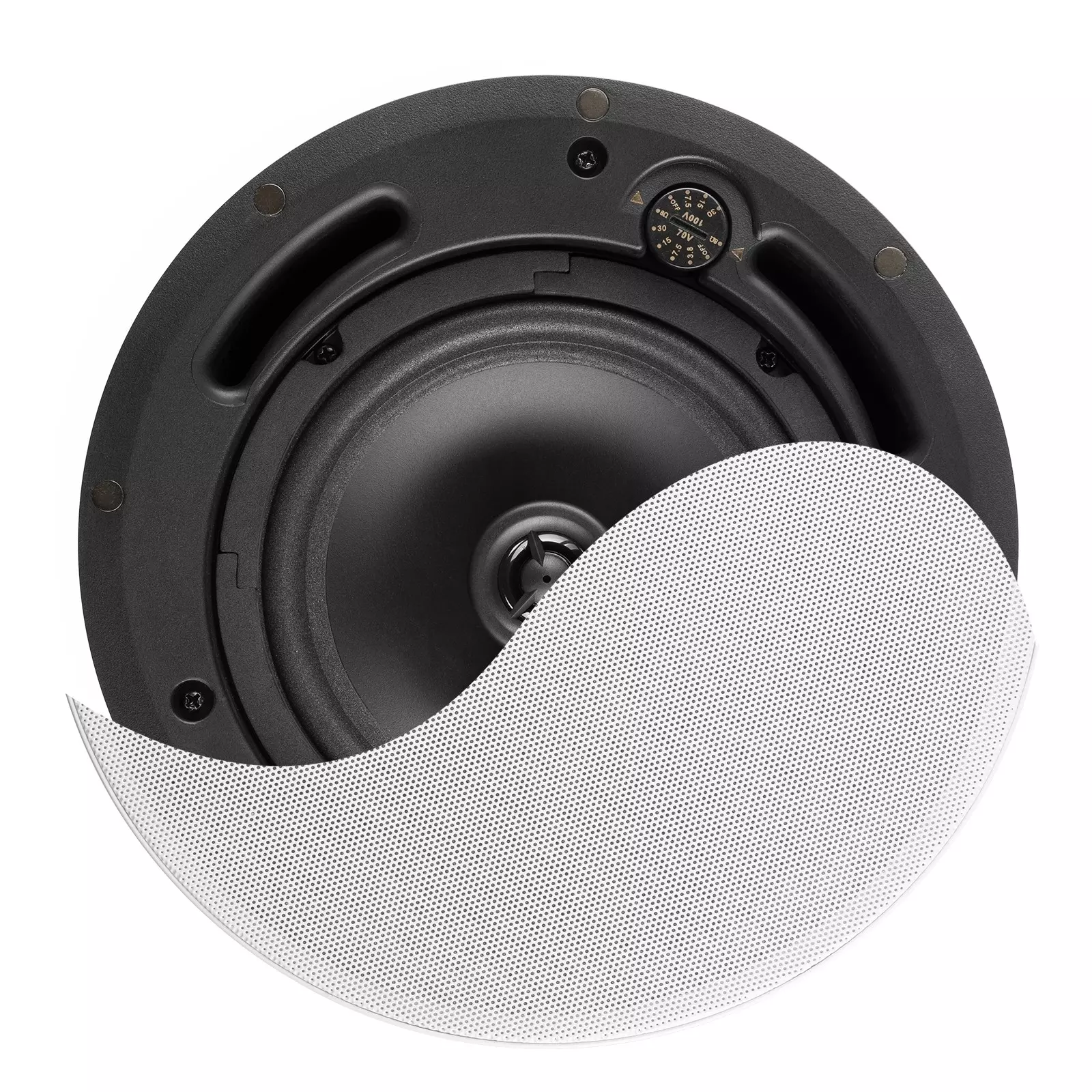 PDM PS65 FRAMELESS CEILING SPEAKER 6.5INCH WHITE 30W 100V