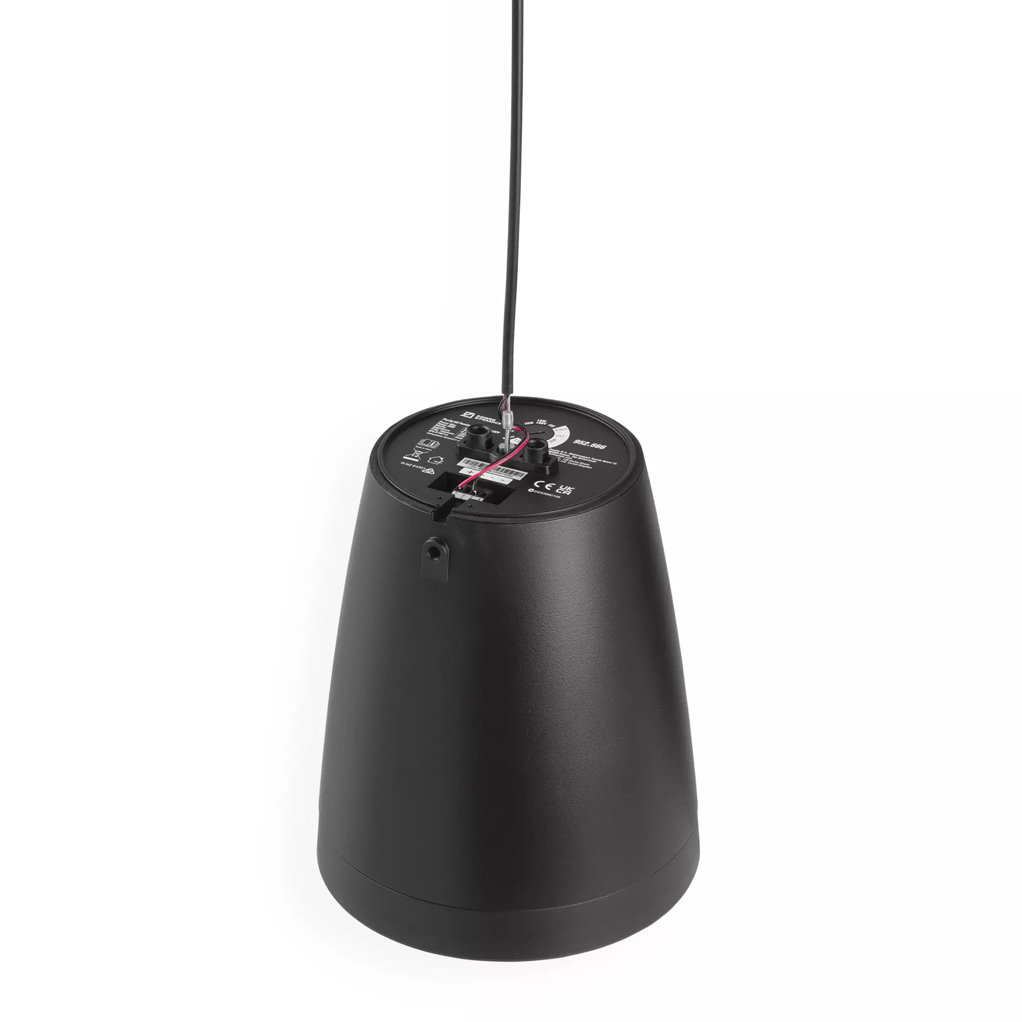 PDM PURITY6B CONE PENDANT SPEAKER 6.5INCH BLACK 40W 100V IP20 - Image 8