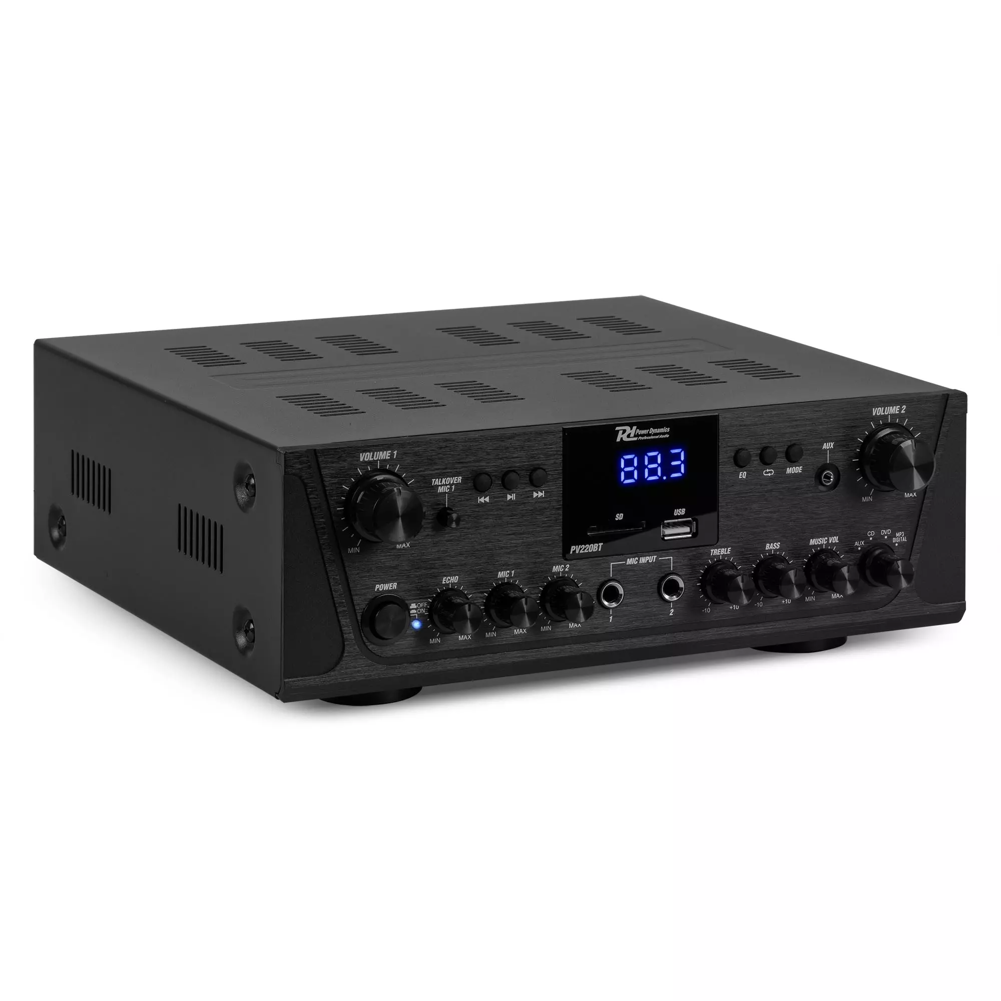 PDM PV220BT MIXER AMPLIFIER 2X 100W BT/USB/SD/FM