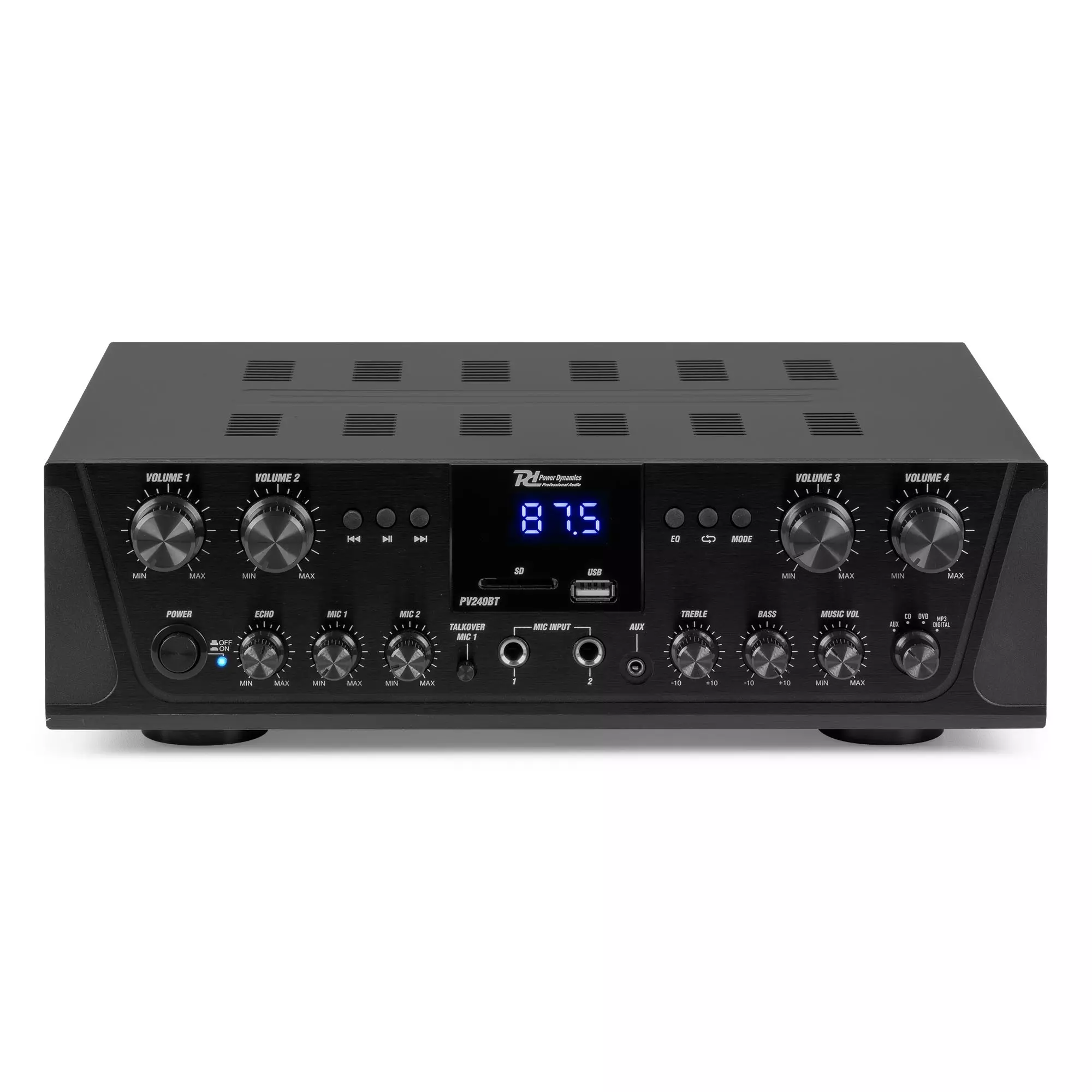 PDM PV240BT MIXER AMPLIFIER 4X 100W BT/USB/SD/FM - Image 2