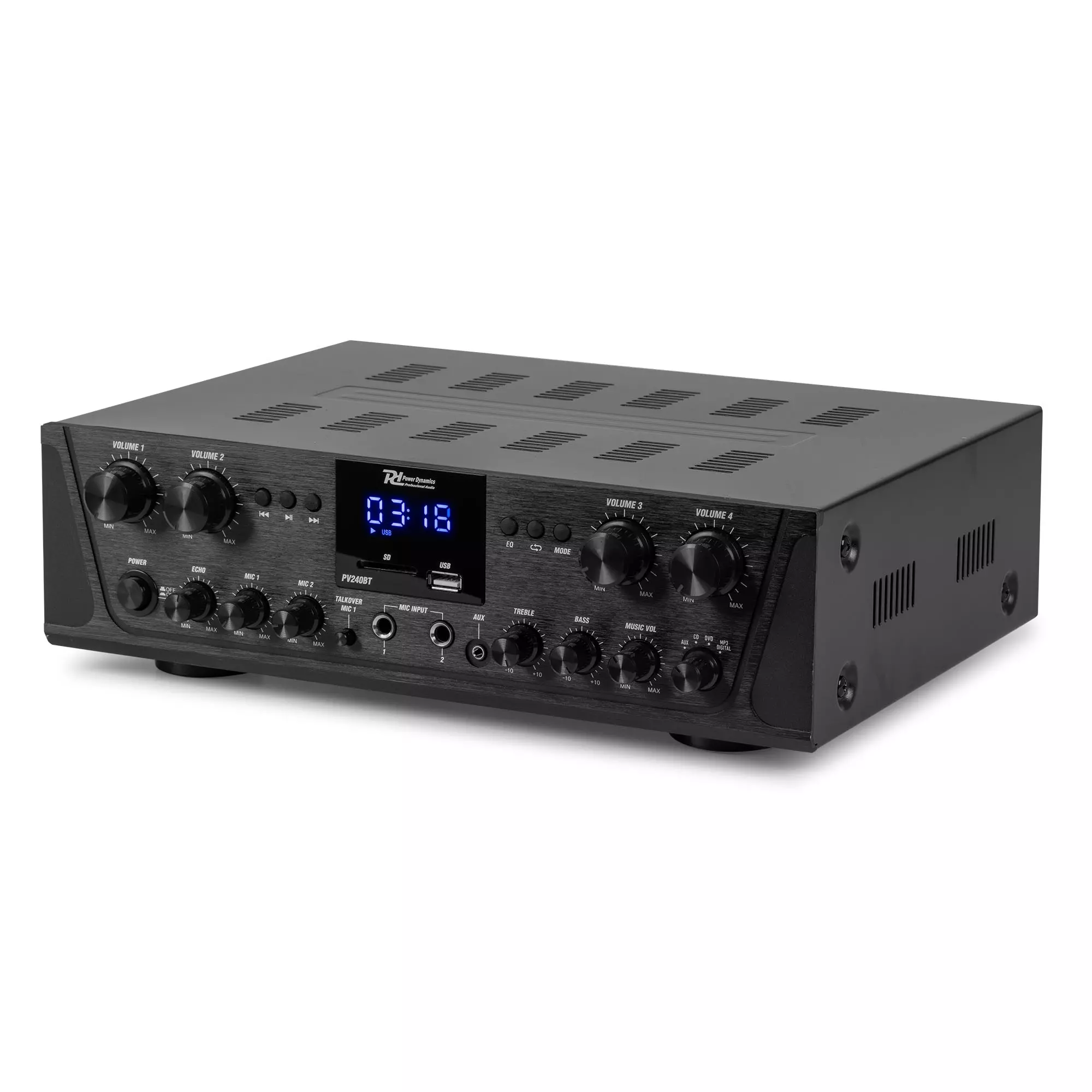 PDM PV240BT MIXER AMPLIFIER 4X 100W BT/USB/SD/FM - Image 3