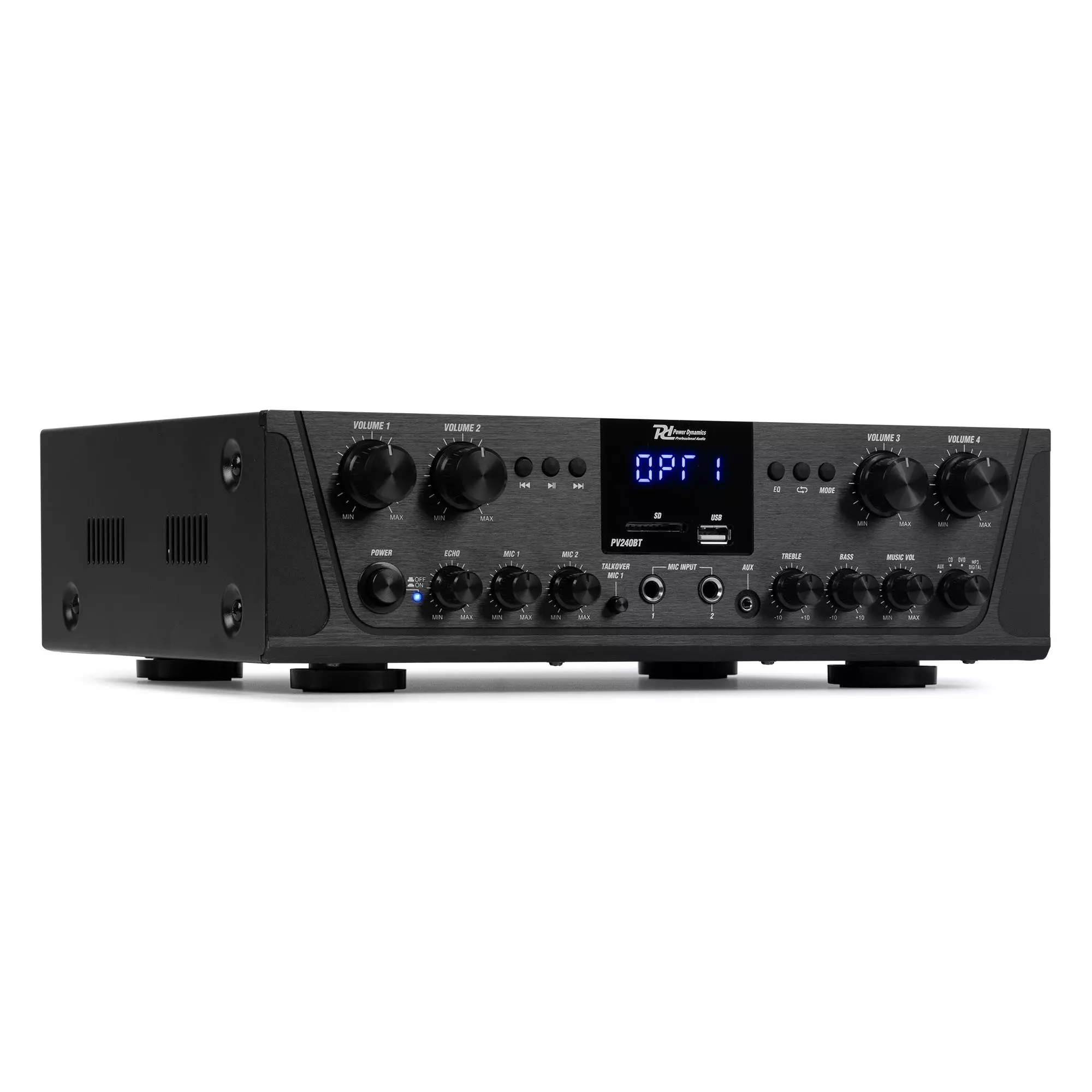 PDM PV240BT MIXER AMPLIFIER 4X 100W BT/USB/SD/FM - Image 4