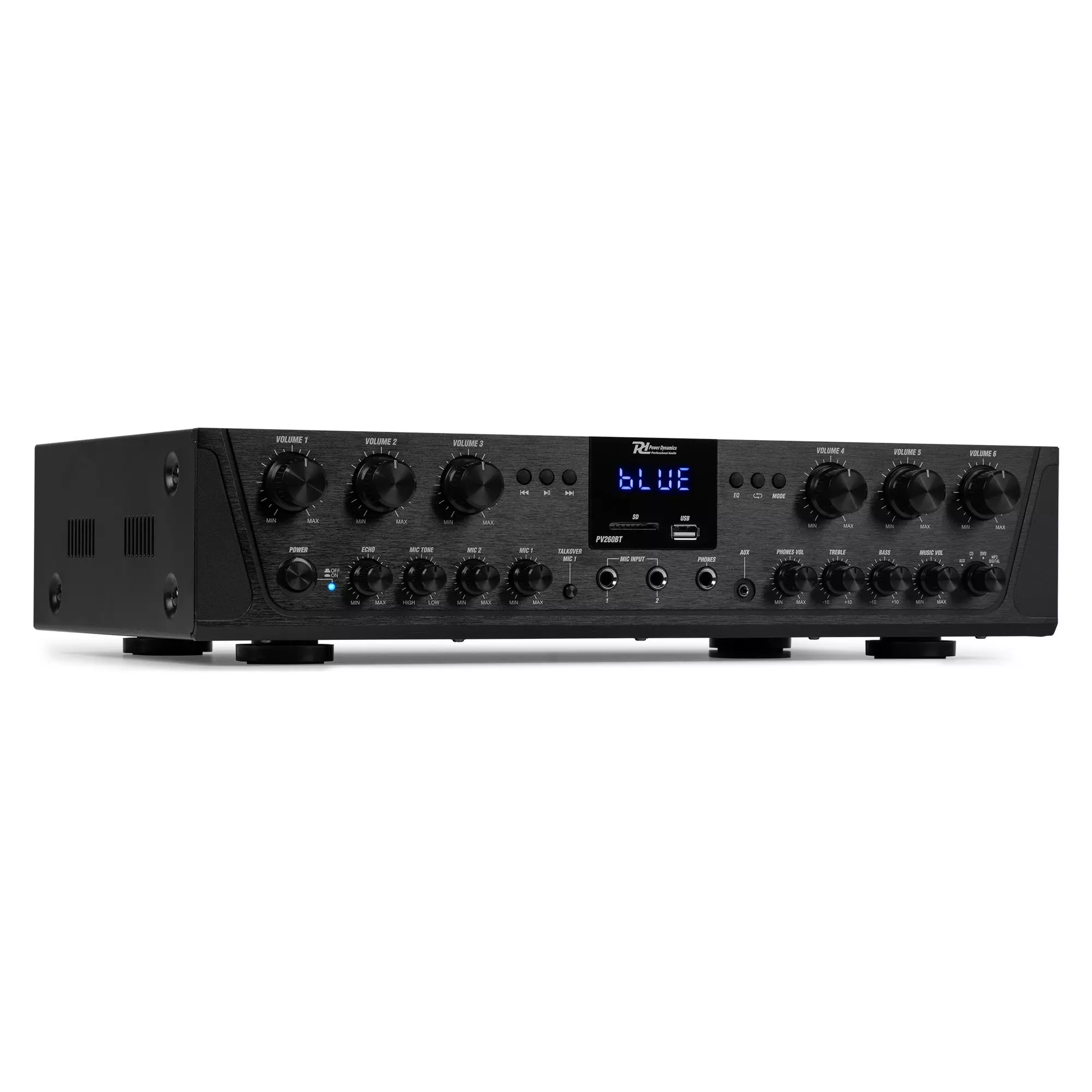 PDM PV260BT MIXER AMPLIFIER 6X 100W BT/USB/SD/FM - Image 4