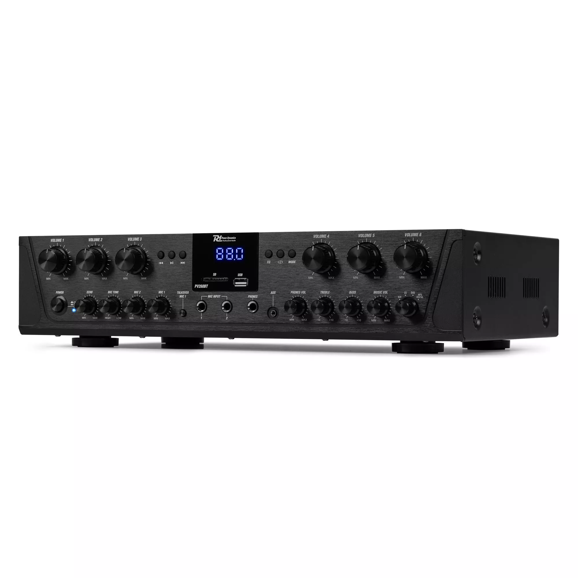 PDM PV260BT MIXER AMPLIFIER 6X 100W BT/USB/SD/FM - Image 6