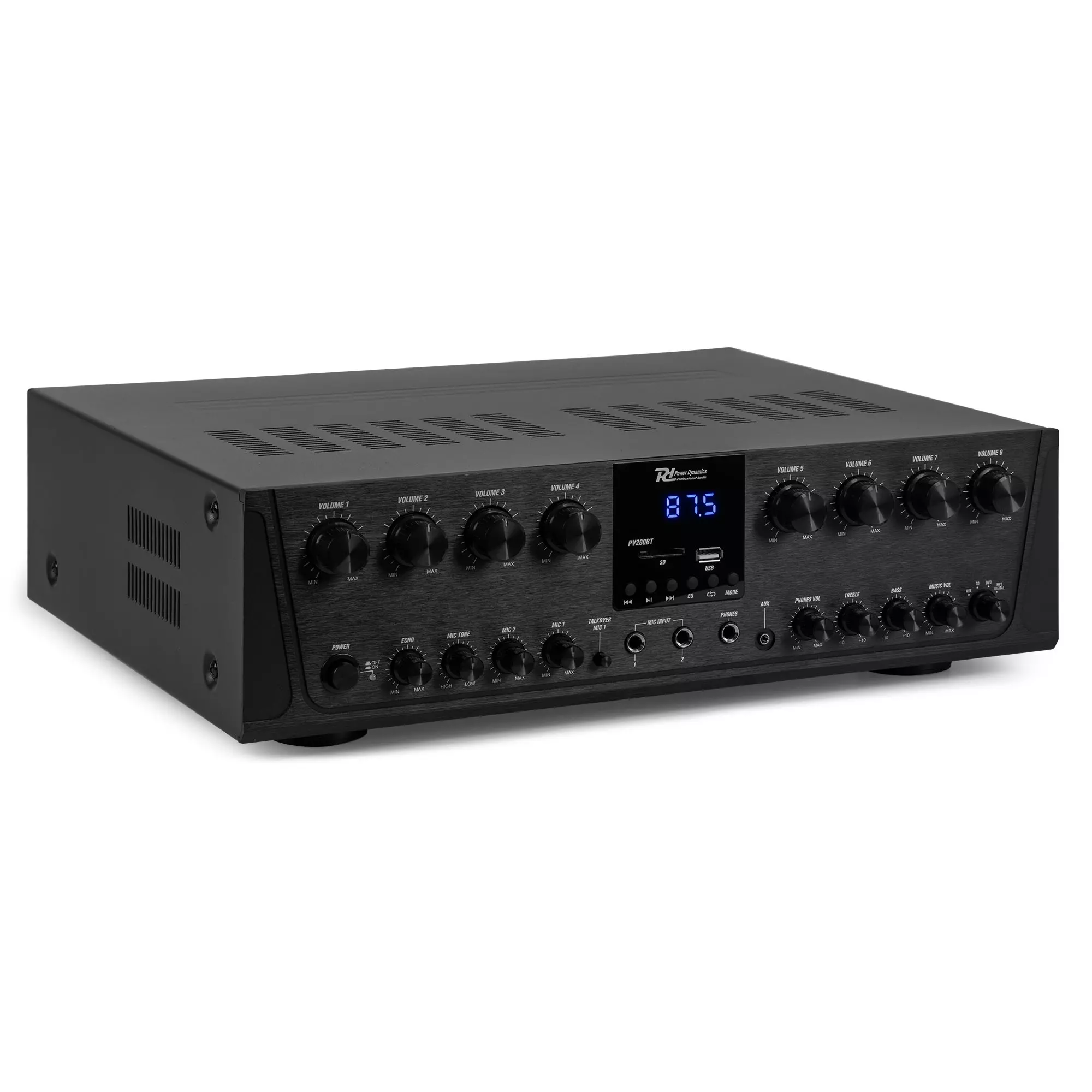 PDM PV280BT MIXER AMPLIFIER 8X 100W BT/USB/SD/FM