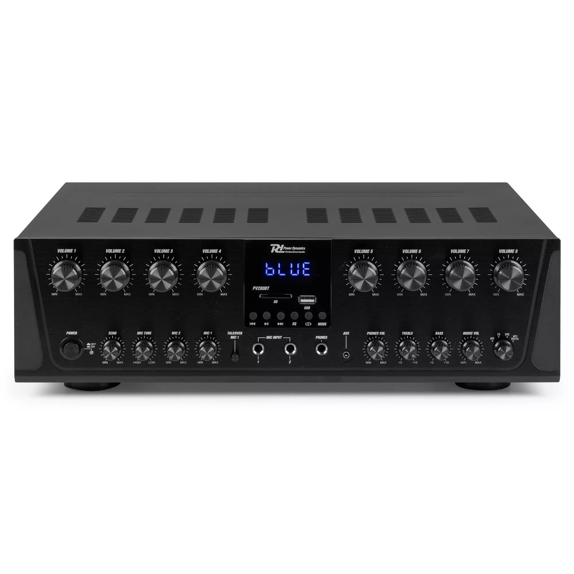 PDM PV280BT MIXER AMPLIFIER 8X 100W BT/USB/SD/FM - Image 2