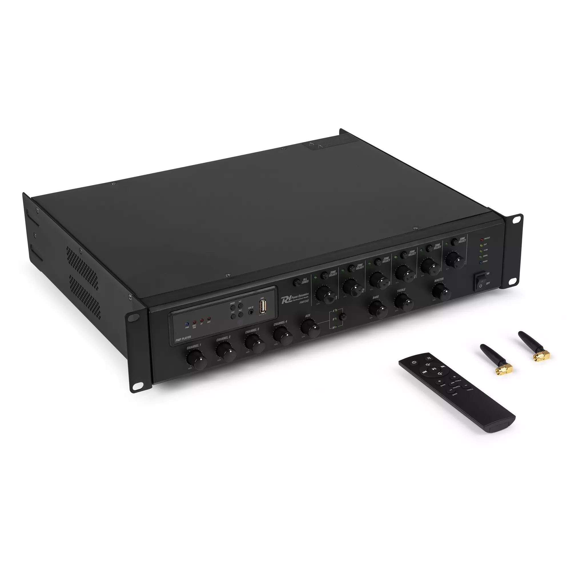 PDM PMP240 MIXER AMPLIFIER 240W BT/USB/WIFI 100V 6 ZONE - Image 10