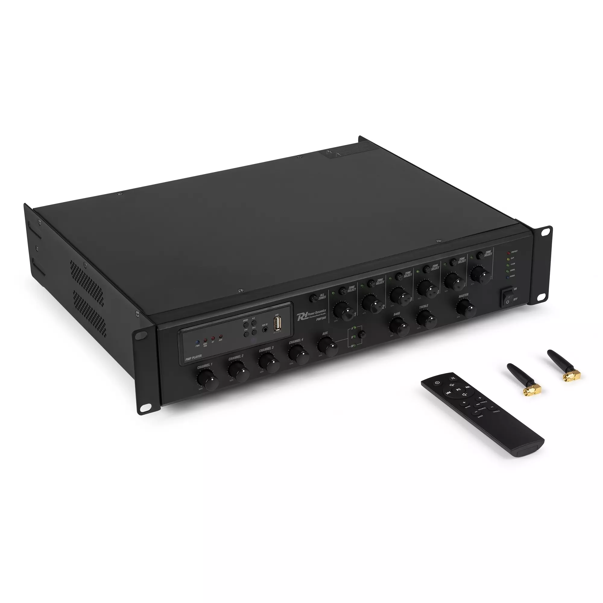 PDM PMP360 MIXER AMPLIFIER 360W BT/USB/WIFI 100V 6 ZONE - Image 10