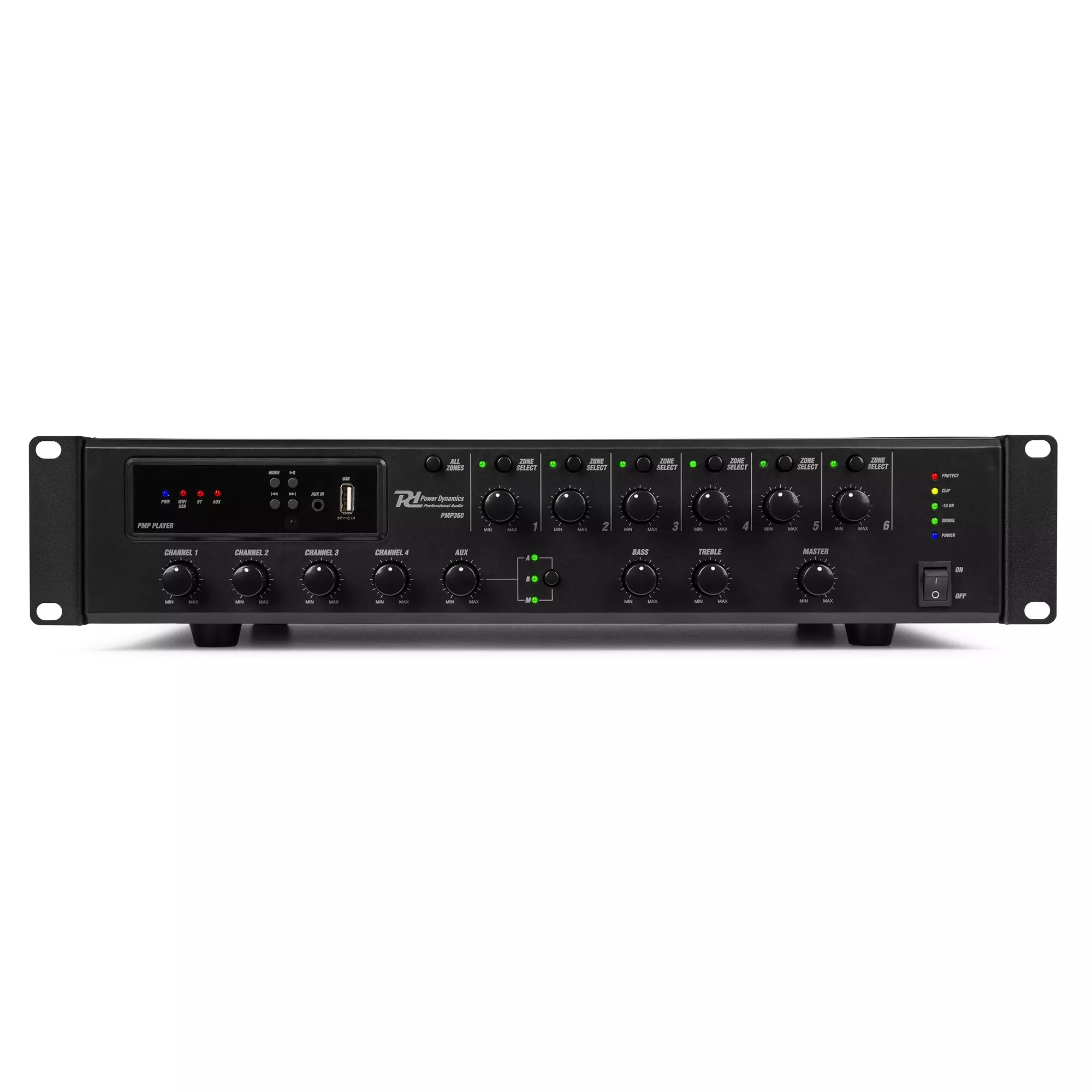 PDM PMP360 MIXER AMPLIFIER 360W BT/USB/WIFI 100V 6 ZONE - Image 5