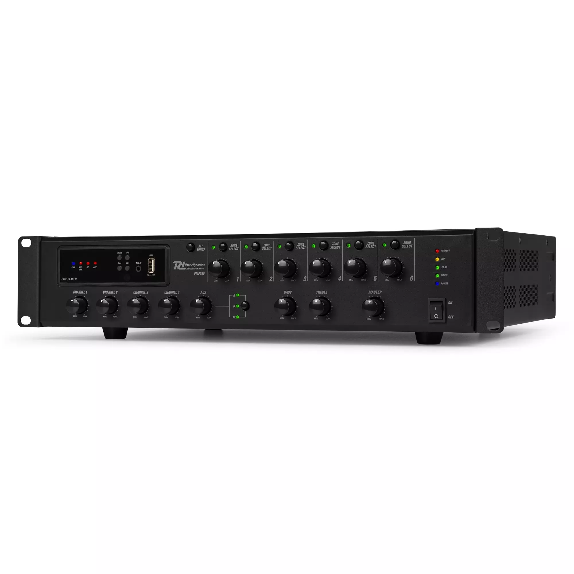 PDM PMP360 MIXER AMPLIFIER 360W BT/USB/WIFI 100V 6 ZONE - Image 6