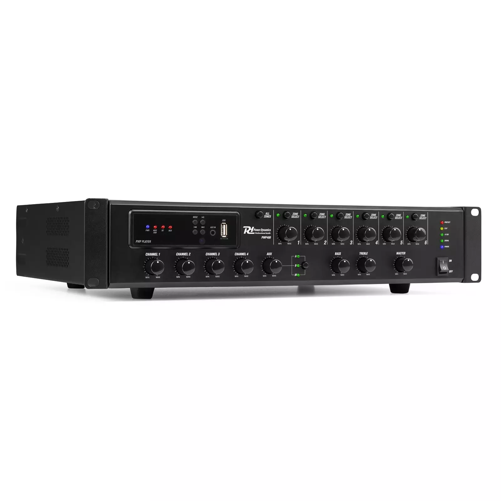 PDM PMP480 MIXER AMPLIFIER 480W BT/USB/WIFI 100V 6 ZONE - Image 2