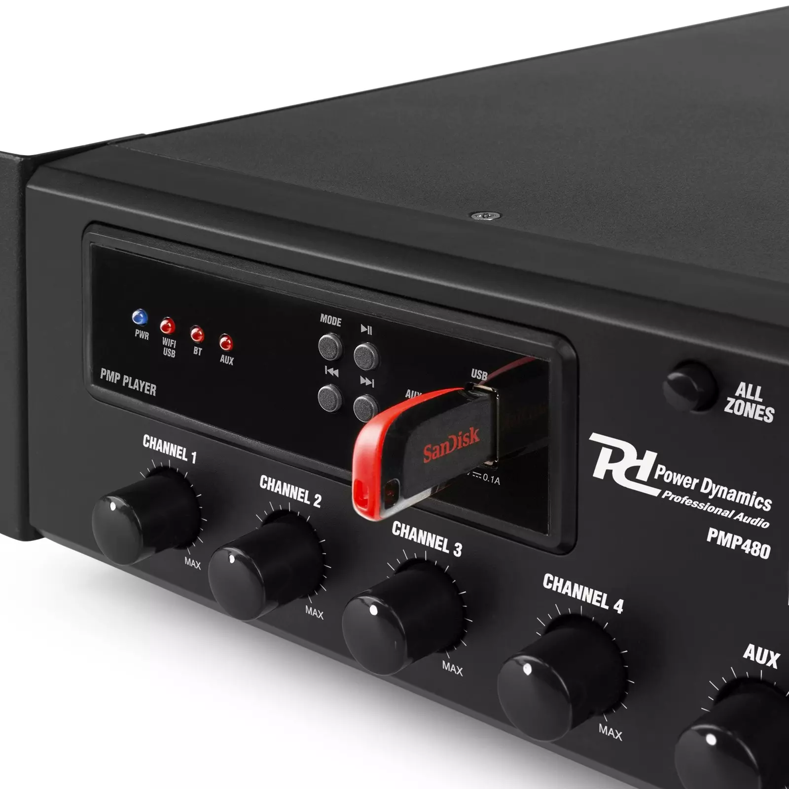 PDM PMP480 MIXER AMPLIFIER 480W BT/USB/WIFI 100V 6 ZONE - Image 5