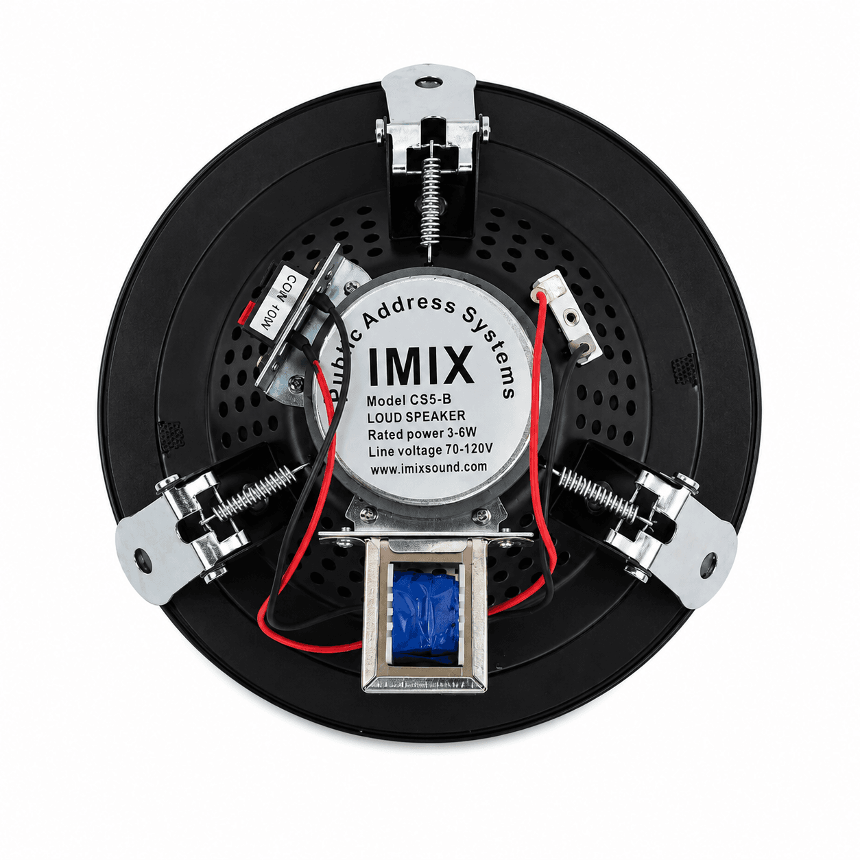 Imix Sound CS5-B Ceiling Speaker (Public Address System) Black - Image 4