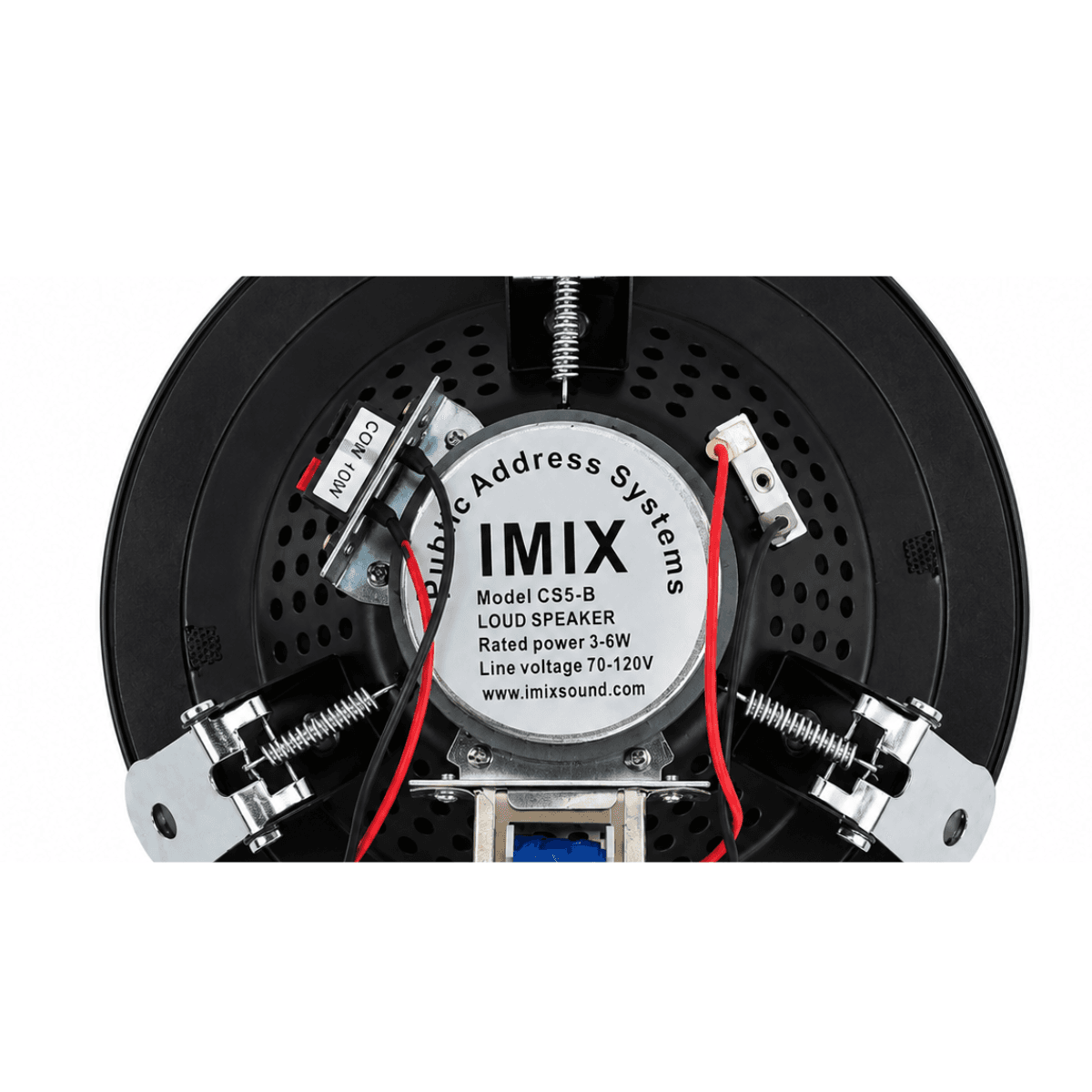 Imix Sound CS5-B Ceiling Speaker (Public Address System) Black - Image 5
