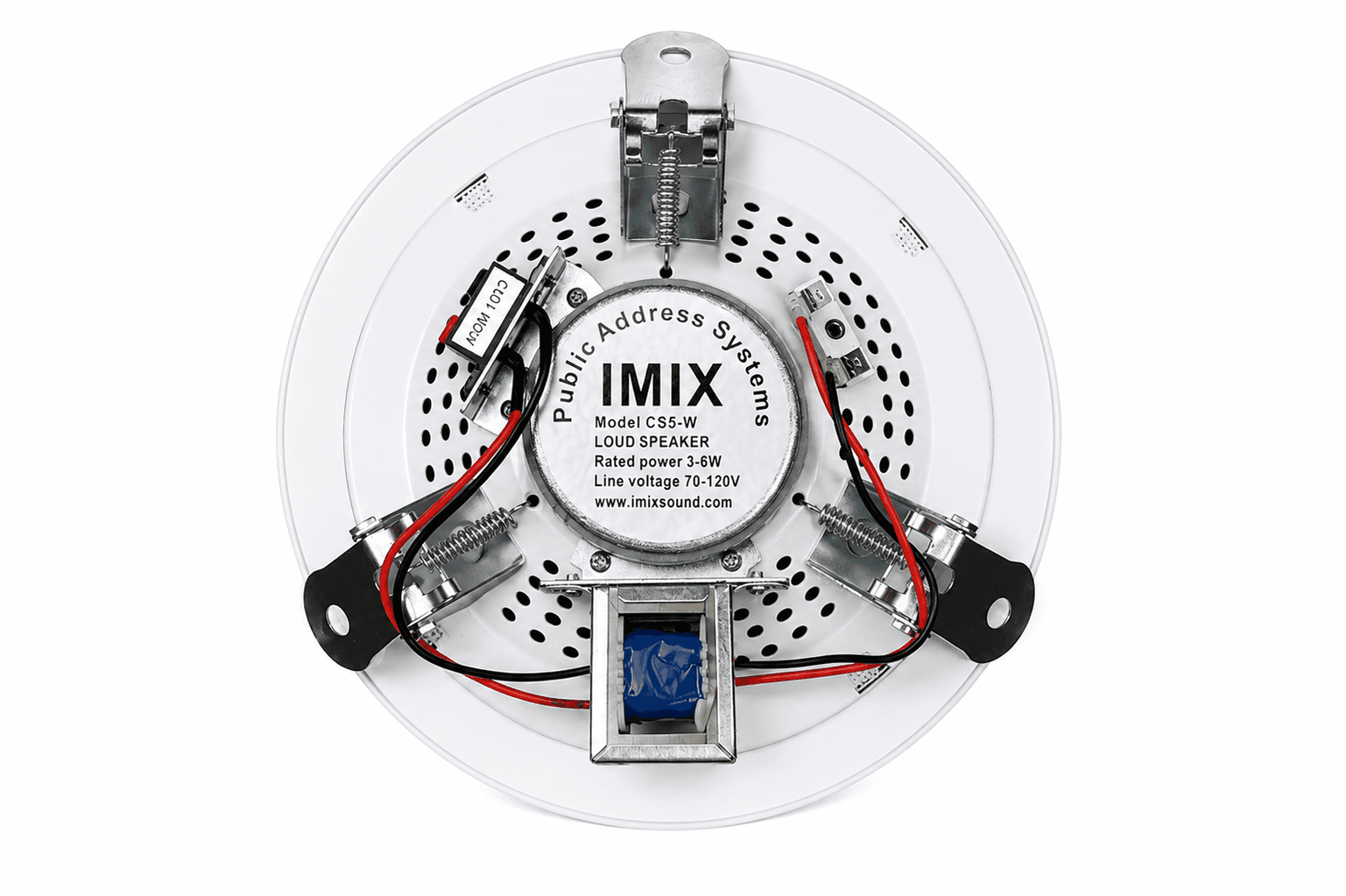 Imix Sound CS5-W Ceiling Speaker (Public Address System) White - Image 5