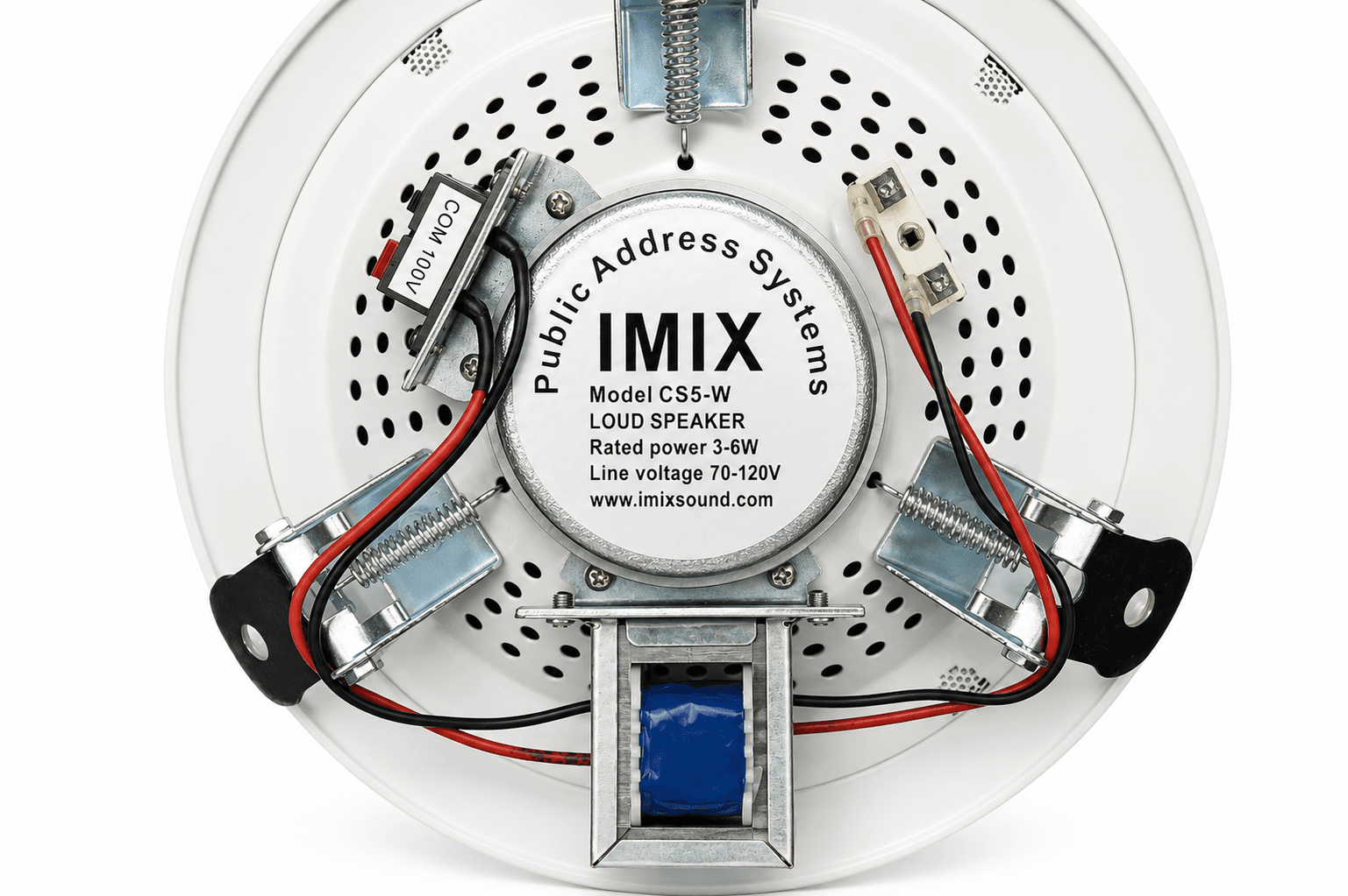Imix Sound CS5-W Ceiling Speaker (Public Address System) White - Image 6