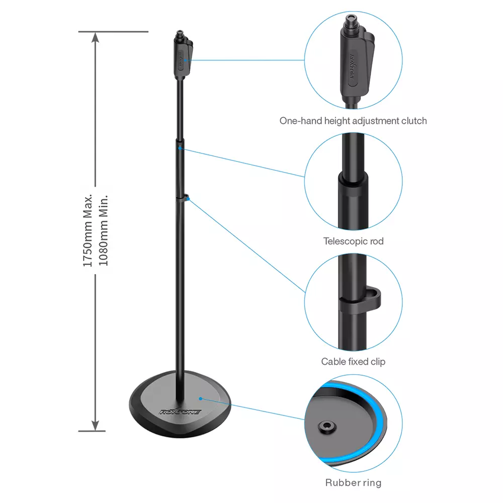 ROXTONE MICROPHONE STAND - Image 4