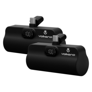 Volkano Relief Pro Bundle - 2 x 5000mAh Direct Plug In Power Banks