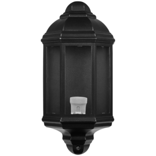 Ellies Forge Series - AC Wall Light - Aluminium + Glass - E27 Base -BK