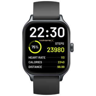 VolkanoX Kronis Series GPS Smartwatch - Black